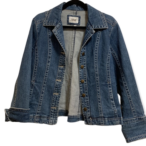 Live a Little Medium Denim Jacket. - Picture 1 of 3